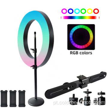 Kit de luz de preenchimento de mesa de anel Rgb de 6 polegadas